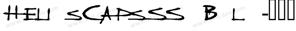 HeliosCapsSSK Bold字体转换